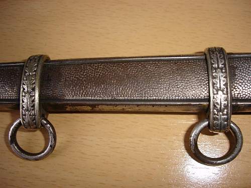 Heeres-Offiziersdolch scabbard.