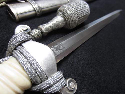 Eickhorn army dagger with ivory grip