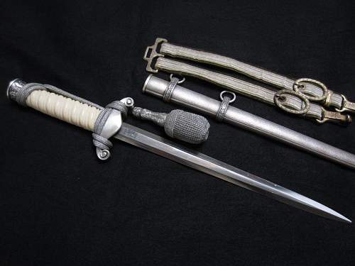 Eickhorn army dagger with ivory grip