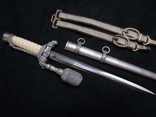 Eickhorn army dagger with ivory grip