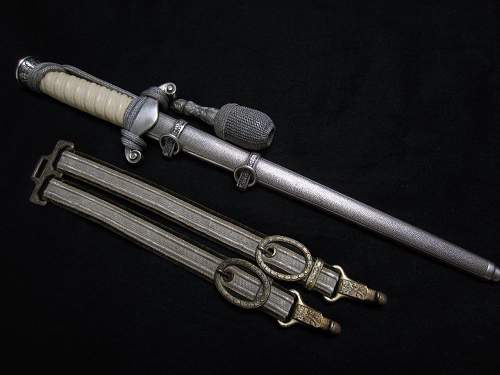 Eickhorn army dagger with ivory grip