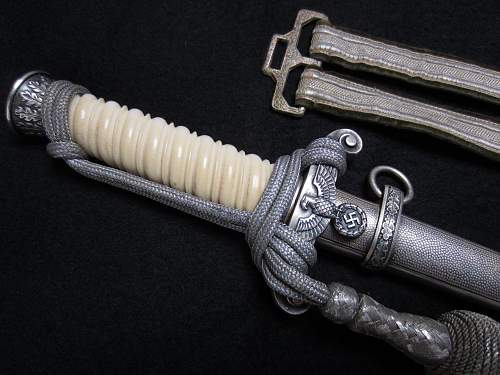 Eickhorn army dagger with ivory grip