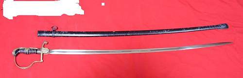 German WWII Army Officers Dress Sword Help