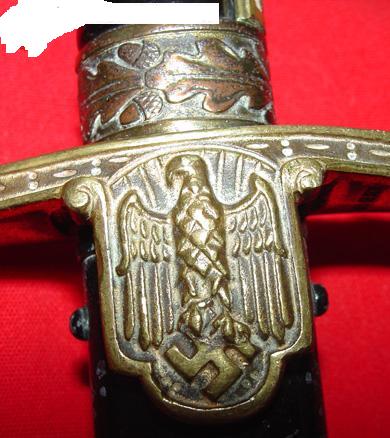 German WWII Army Officers Dress Sword Help