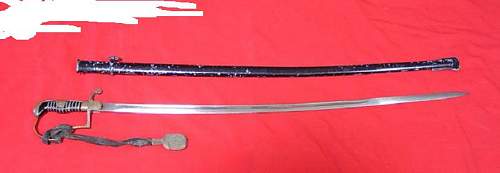 German WWII Army Officers Dress Sword Help