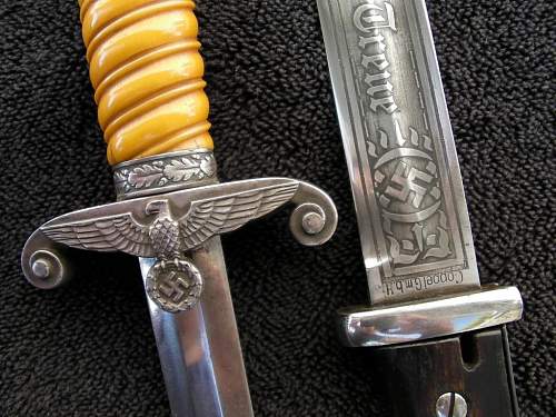 Heer Dagger and Engraved Bayonet
