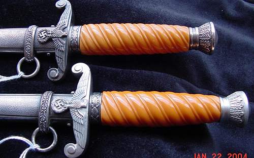 E Pack Army daggers in my Collection DJR