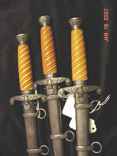 E Pack Army daggers in my Collection DJR