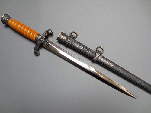 Early army dagger by Gebr. Heller