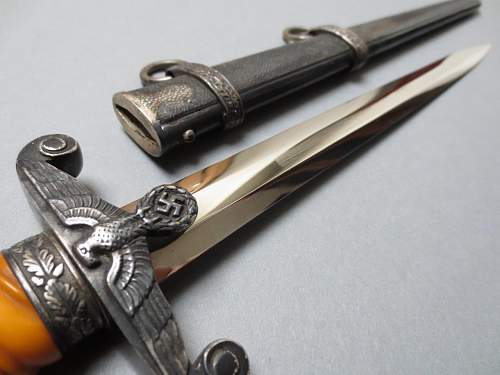 Early army dagger by Gebr. Heller