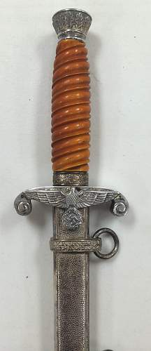 Unmarked Heer Dagger With Aluminum Fittings