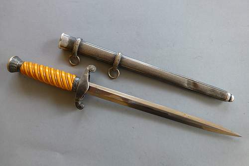 Slant Heer dagger by SMF so called -Eisenkopf-Ironhead-