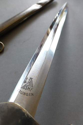 Slant Heer dagger by SMF so called -Eisenkopf-Ironhead-