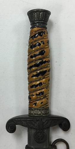 Klaas Heer Dagger With Painted Black Grip