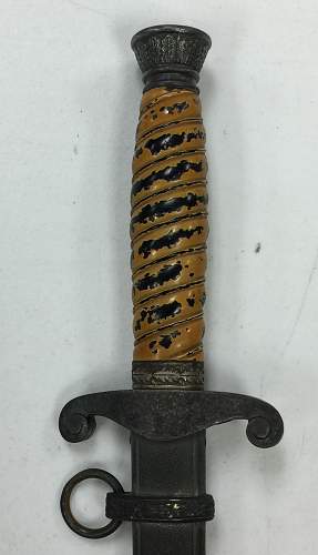 Klaas Heer Dagger With Painted Black Grip