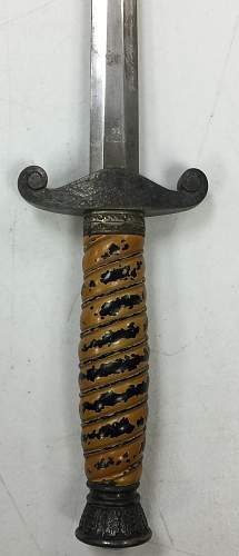 Klaas Heer Dagger With Painted Black Grip