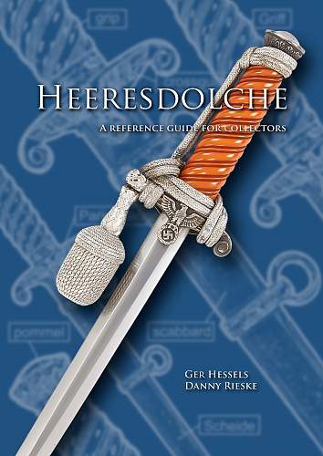 Sneak preview Book cover of the new Army dress dagger book &quot;Heeresdolche&quot; by Danny &amp; Ger