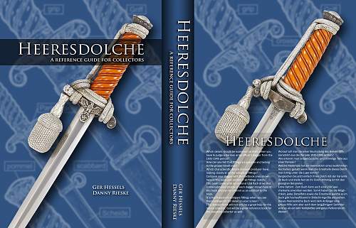 Sneak preview Book cover of the new Army dress dagger book &quot;Heeresdolche&quot; by Danny &amp; Ger