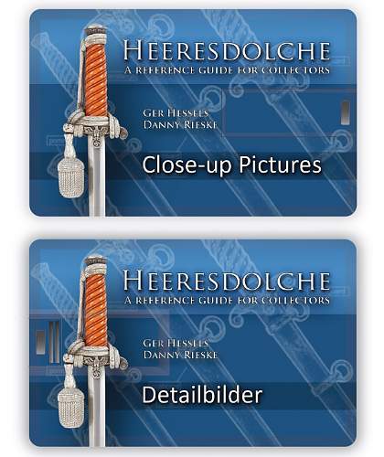 Sneak preview Book cover of the new Army dress dagger book &quot;Heeresdolche&quot; by Danny &amp; Ger