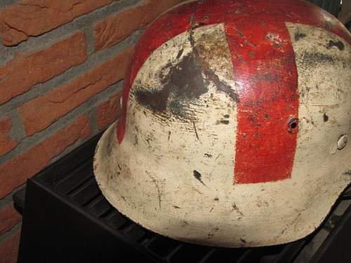 Wehrmacht medic helmet