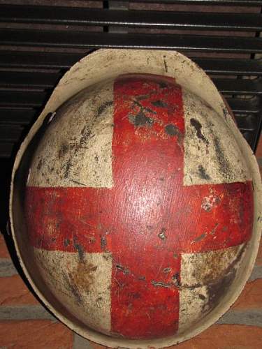 Wehrmacht medic helmet
