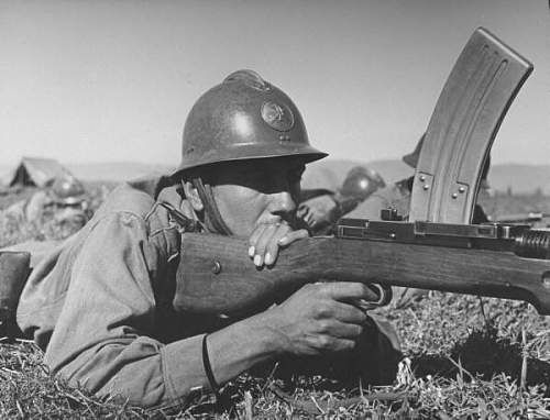 Two Mexican Adrian Helmets M26 from Mexico