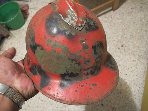 Two Mexican Adrian Helmets M26 from Mexico