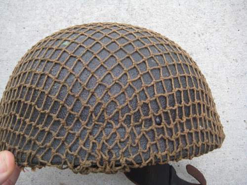 WW2 British airborne HSAT MK1 helmet (early type)