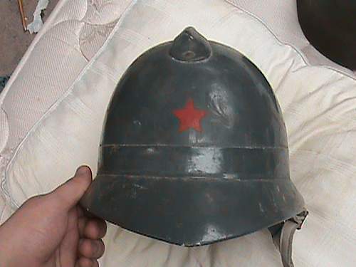 wooden slovenian adrian style helmet?