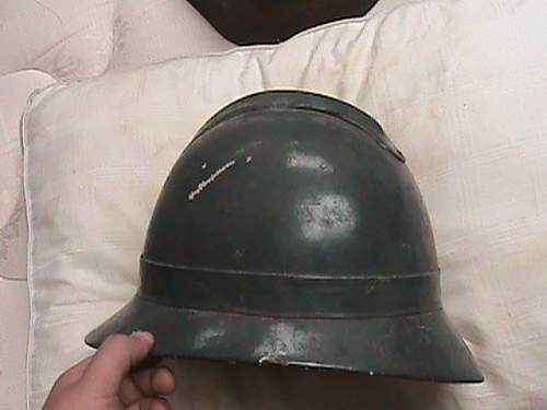 wooden slovenian adrian style helmet?