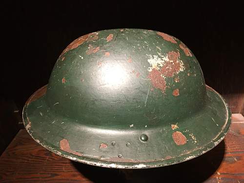 Possibly a home guard helmet?