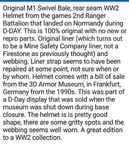 URGENT fake alert :  US m1 helmet 2nd rangers