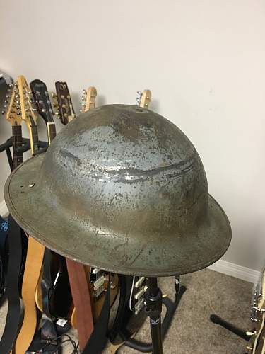 Looking for some British Brodie helmet information