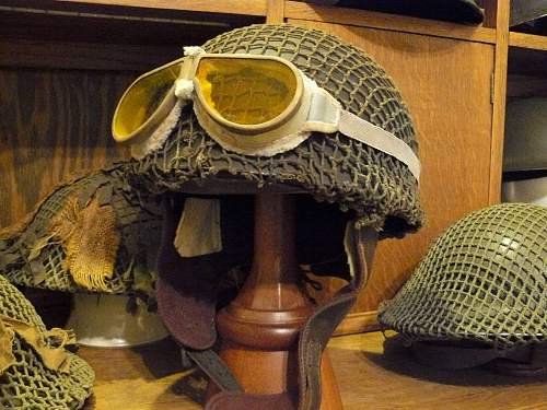 British Motor Cyclist's helmets  of WWII