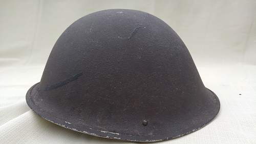 British Mark IV Mk4 &quot;Turtle&quot; helmet