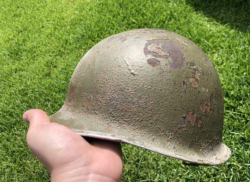 My grandfathers M1 helmet