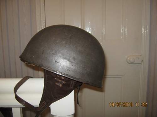British Motor Cyclist's helmets  of WWII