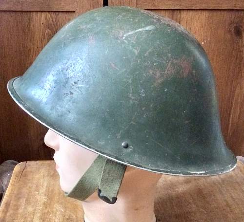 British MkIII Turtle pattern helmet