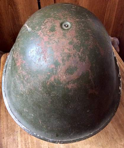 British MkIII Turtle pattern helmet