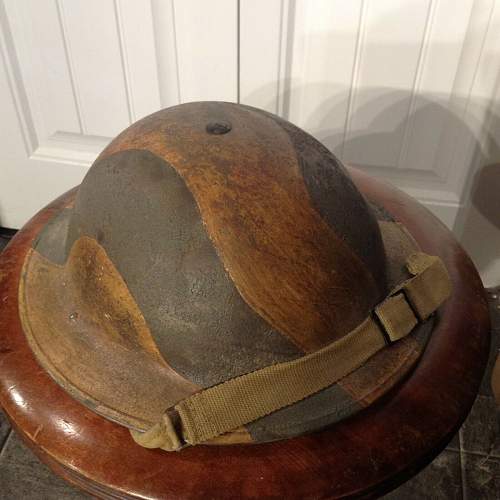 WWII Canadian Camo MkII CLC 1941 Helmet