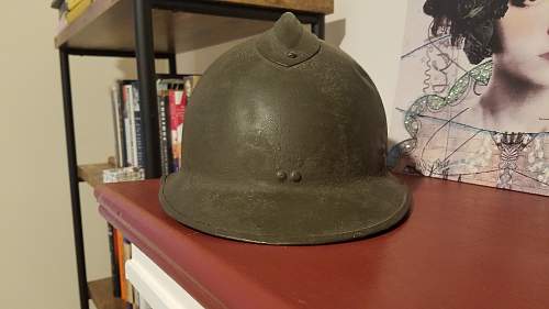 Unidentified Adrian Helmet - Belgian?