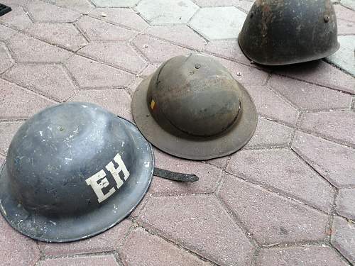 Can anyone help me identify these helmets?