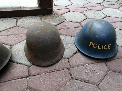 Can anyone help me identify these helmets?