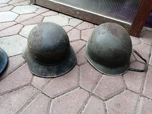 Can anyone help me identify these helmets?