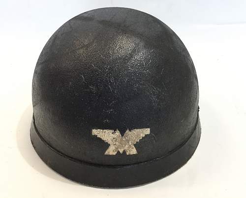 British Motor Cyclist's helmets  of WWII