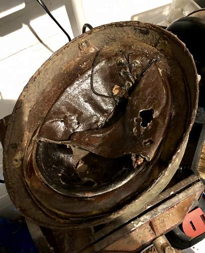 British Motor Cyclist's helmets  of WWII