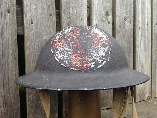 WW2 British mk2 medic helmet?