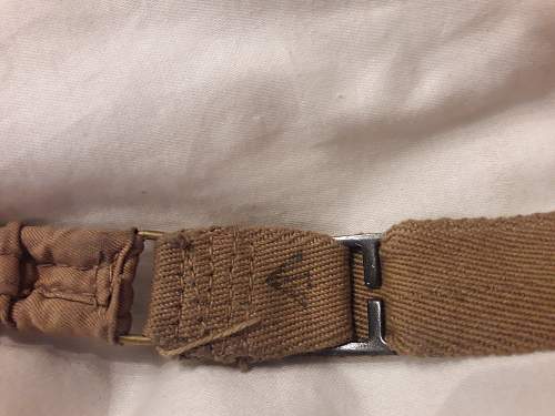 WW2 British chin straps