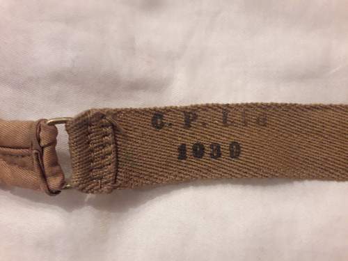 WW2 British chin straps