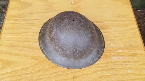 WWII Canadian Air Raid Helmet